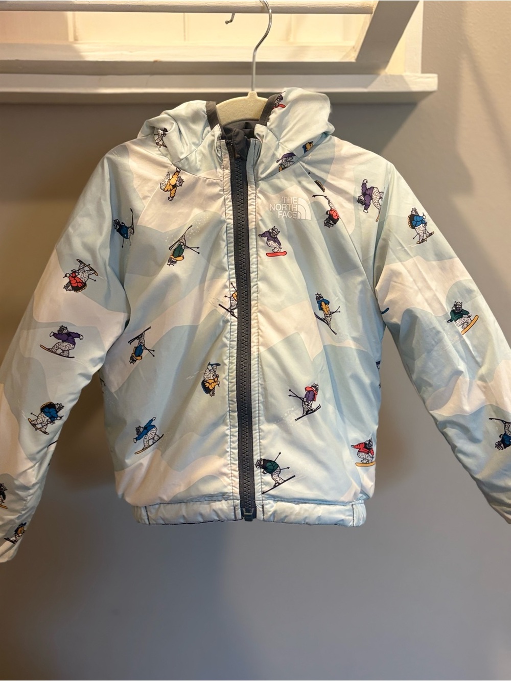 The North Face Kids Navy Blue Puffer Jacket - Picture 4 of 4